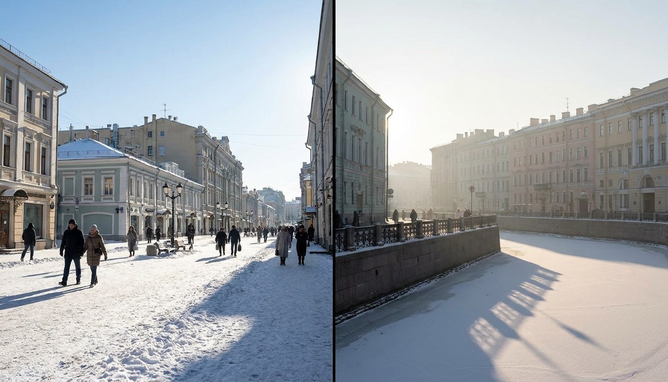 Количество солнечных дней в Москве и Санкт-Петербурге по месяцам: световой день и здоровье